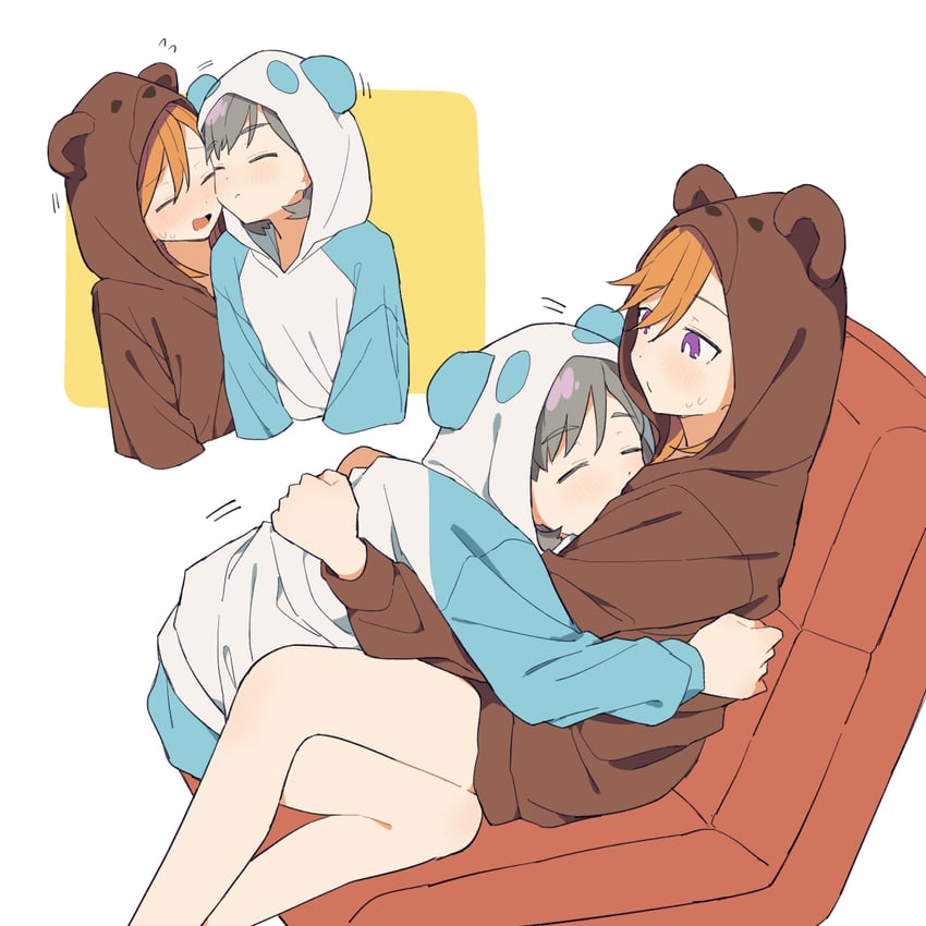 shibuya kanon and tang keke (love live! and 1 more) drawn by coldcat.
