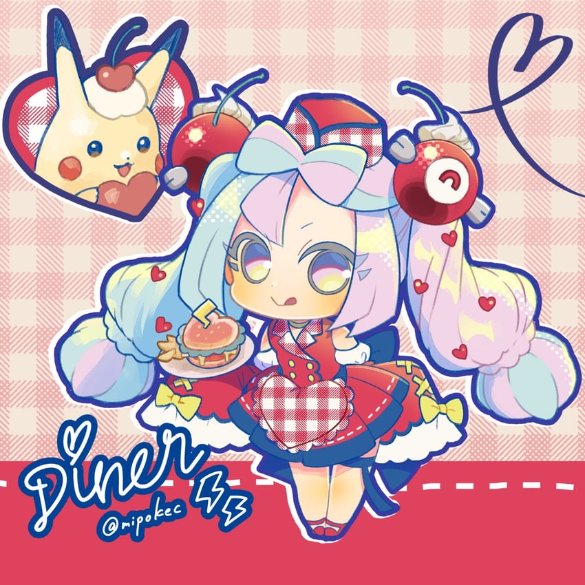 pikachu and iono (pokemon and 1 more) drawn by mipokec