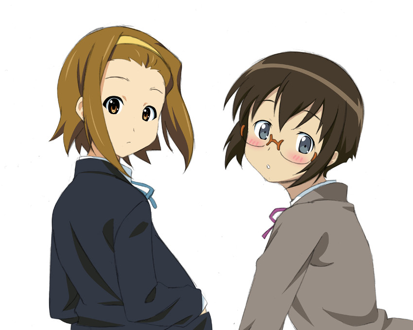 tainaka ritsu, tamura manami, and satou satomi (k-on! and 1 more) drawn by fukuoka_katsumi