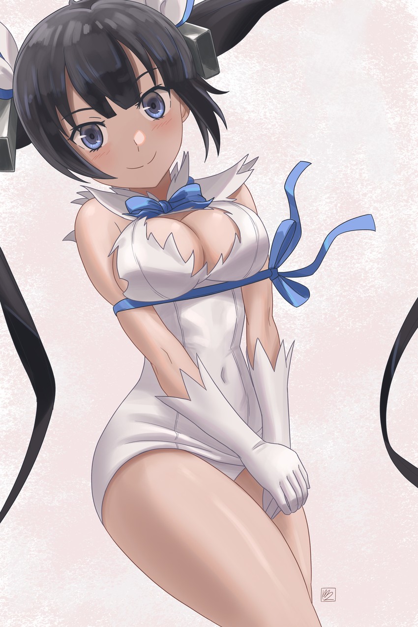 hestia (dungeon ni deai wo motomeru no wa machigatteiru darou ka) drawn by conejologia