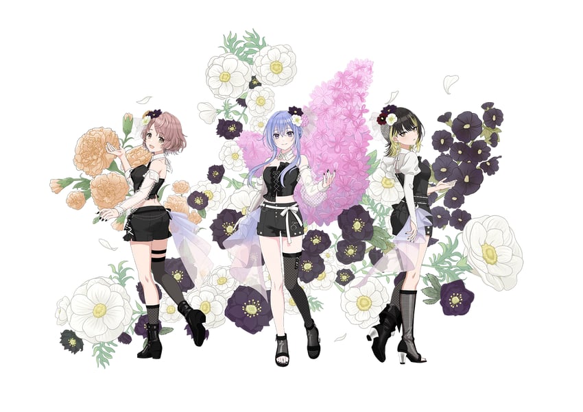 ikaruga luca, suzuki hana, and ikuta haruki (idolmaster and 2 more)