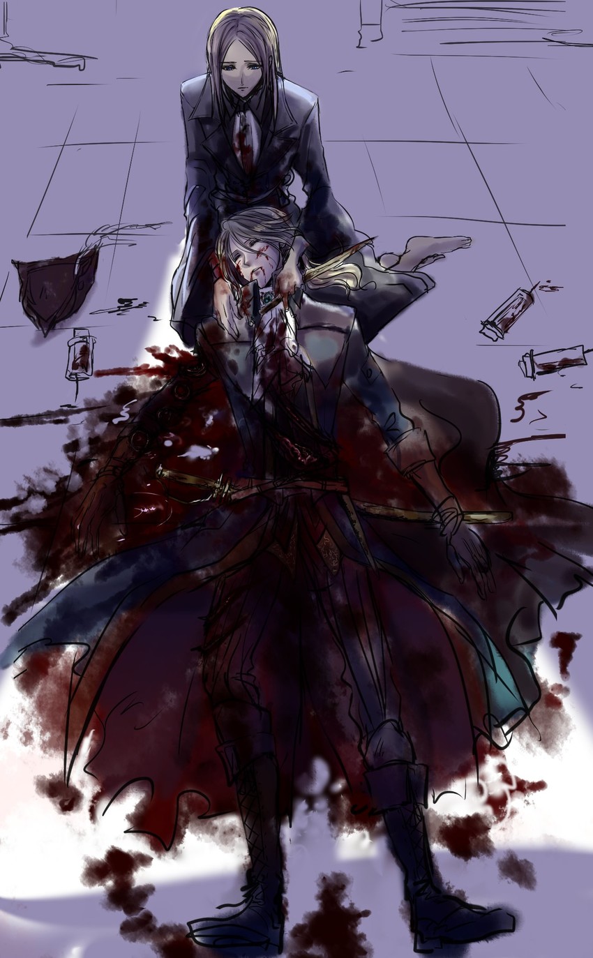 lady maria of the astral clocktower and saint adeline (bloodborne) drawn by itsuki_(itsukiovo)