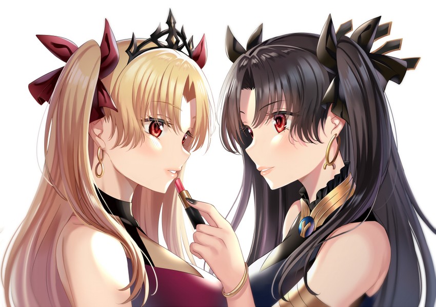 ereshkigal and ishtar (fate and 1 more) drawn by harimoji