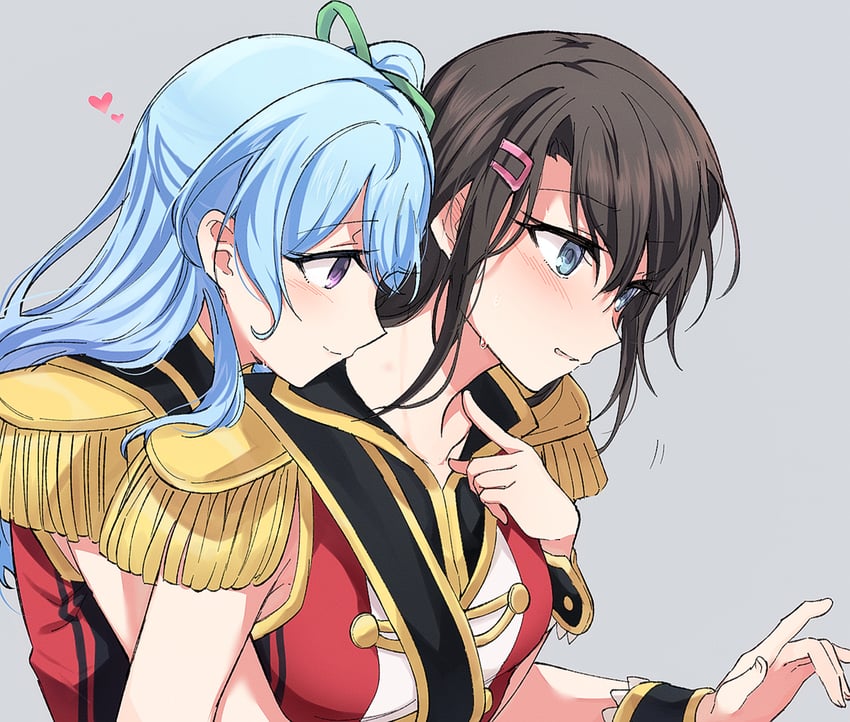 okusawa misaki and matsubara kanon (bang dream!) drawn by opi