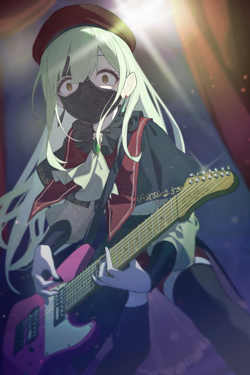 wakaba mutsumi and mortis (bang dream! and 1 more) drawn by chiyo_akira