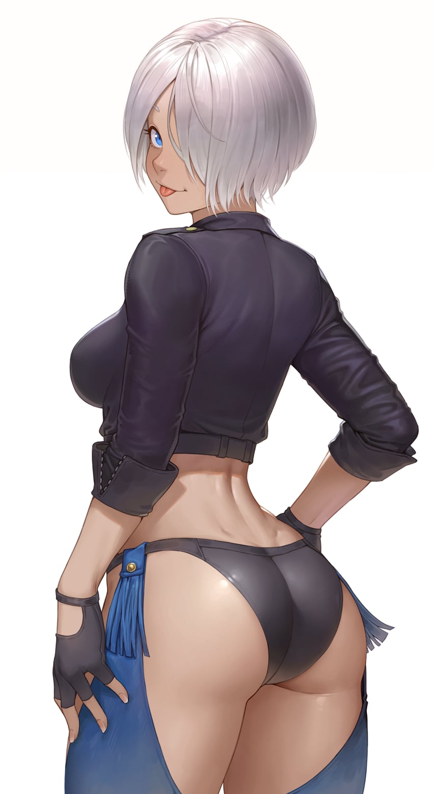 angel (the king of fighters and 1 more) drawn by cheshirrr