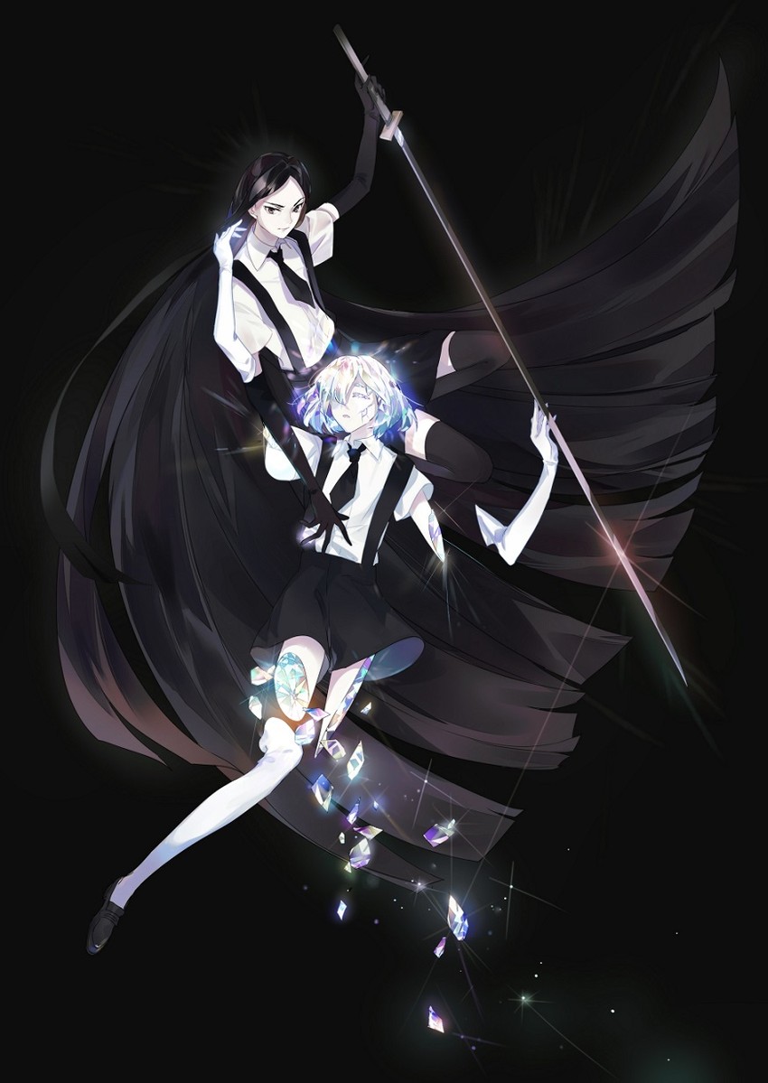 diamond and bort (houseki no kuni) drawn by sanmen