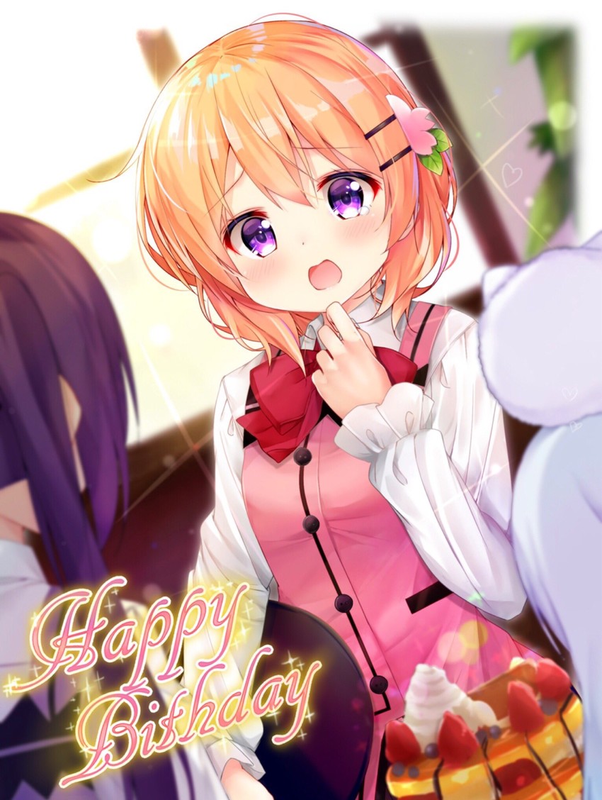 kafuu chino, hoto cocoa, tippy, and tedeza rize (gochuumon wa usagi desu ka?) drawn by rouka_(akatyann)
