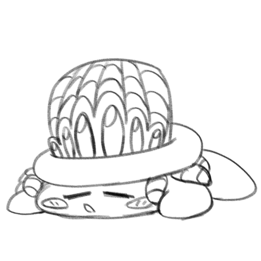 kirby and spider kirby (kirby) drawn by kamalemons