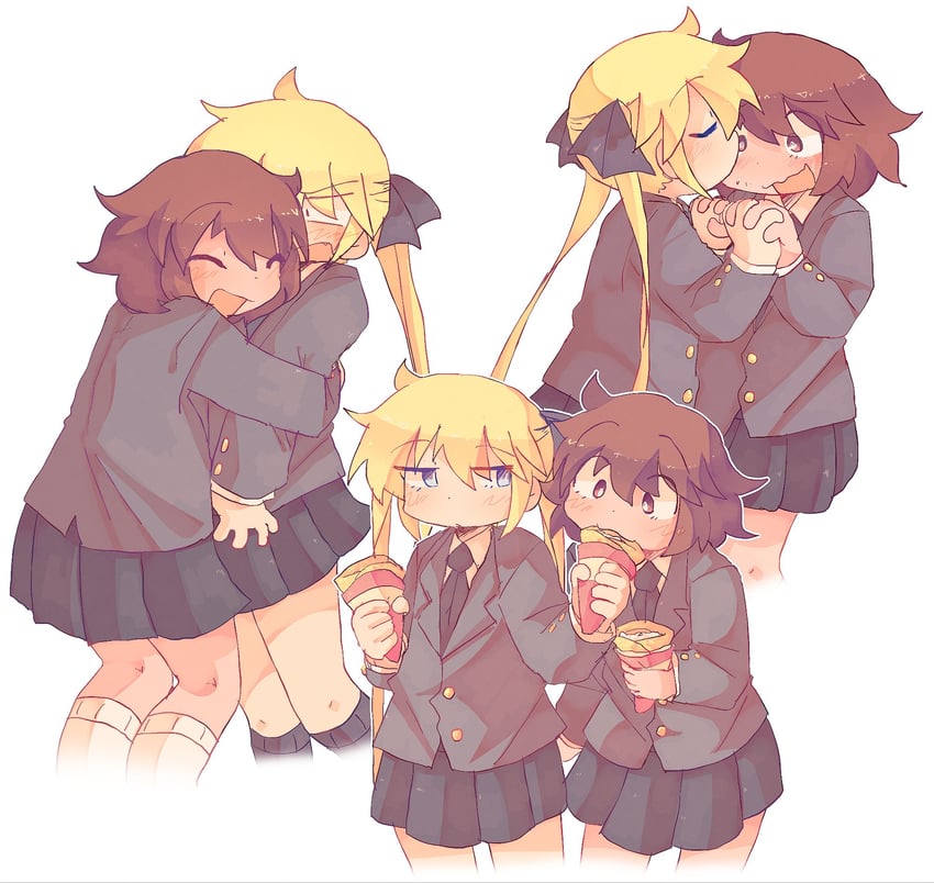 sonya and oribe yasuna (kill me baby) drawn by poppos
