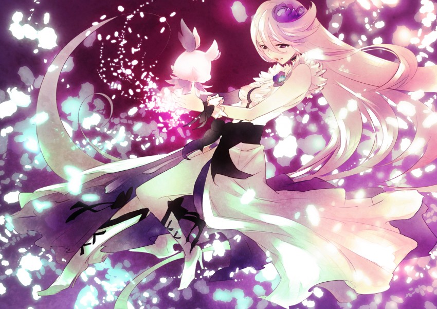 tsukikage yuri, cure moonlight, and cologne (precure and 1 more) drawn by tamachi_kuwa