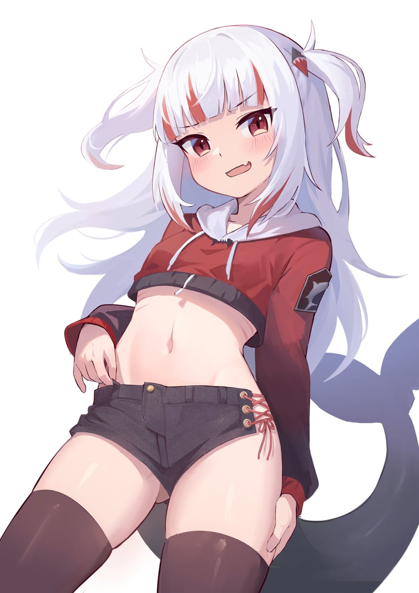 gawr gura (hololive and 2 more) drawn by hirotaka0125