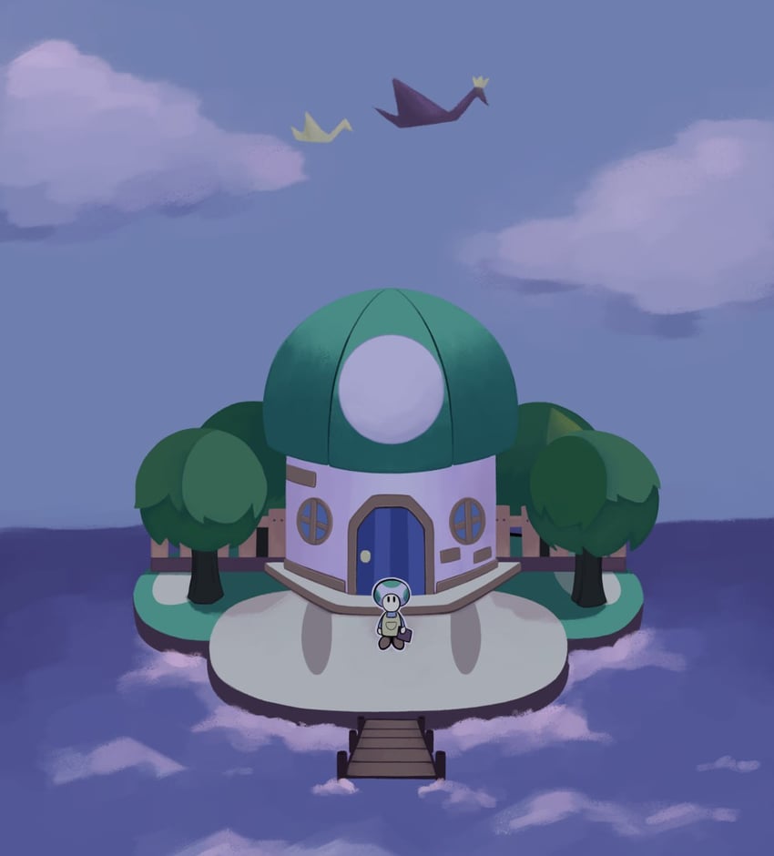 origami craftsman (mario and 2 more) drawn by aliencandyy