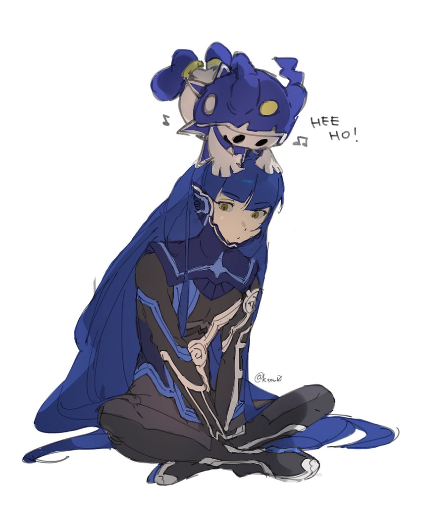jack frost and protagonist (shin megami tensei and 1 more) drawn by ksou0