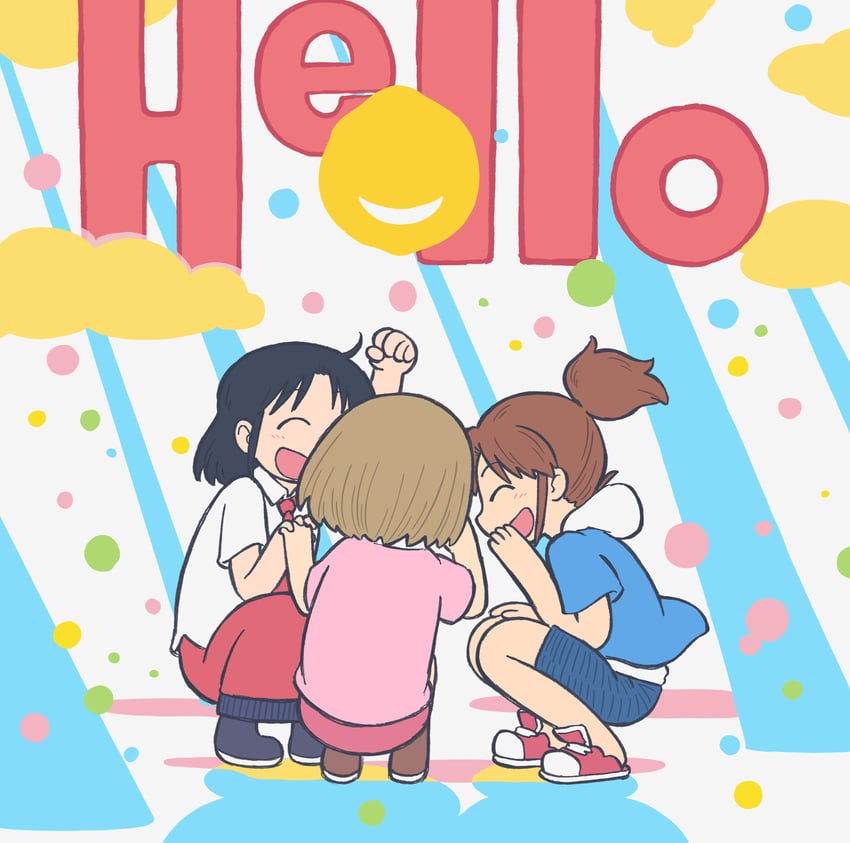 nagumo midori, ayumu niikura, and izumi wako (city) drawn by tokuyama_tamami