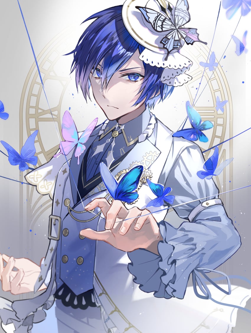 kaito and 25-ji kaito (vocaloid and 1 more) drawn by poppoman