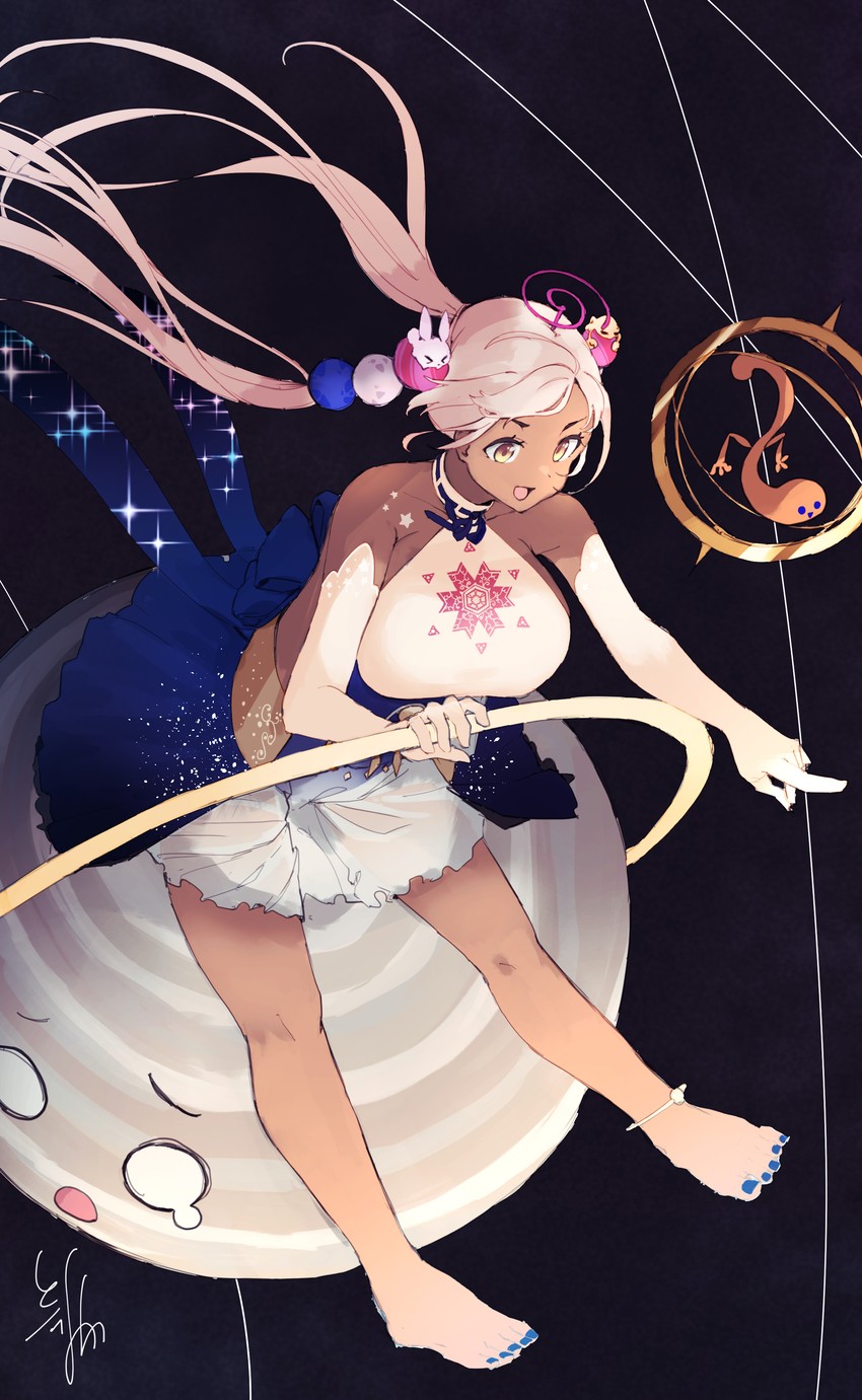 tsukumo sana and yatagarasu (hololive and 1 more) drawn by tokorinowa