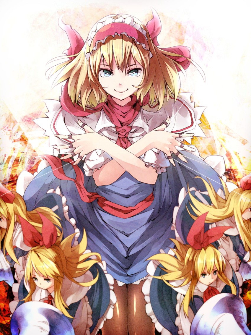 alice margatroid and shanghai doll (touhou) drawn by ibuki_notsu