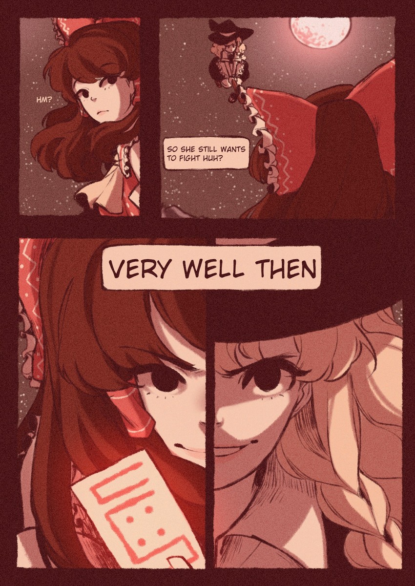 hakurei reimu and kirisame marisa (touhou) drawn by pixie_(milkywaypixies)