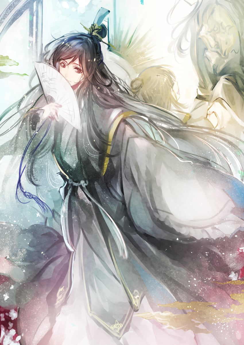 nie huaisang and nie mingjue (modao zushi) drawn by rakkyhappy