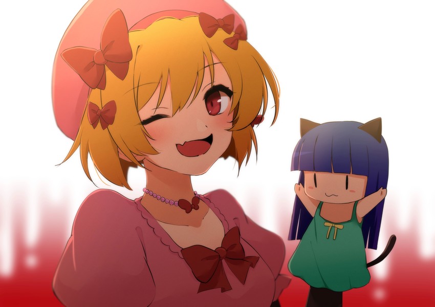 furude rika, houjou satoko, and lambdadelta (higurashi no naku koro ni and 1 more) drawn by poyadevil