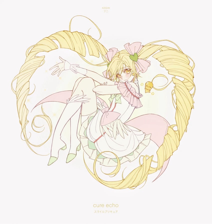 sakagami ayumi and cure echo (precure and 2 more) drawn by lannifubushangqiang