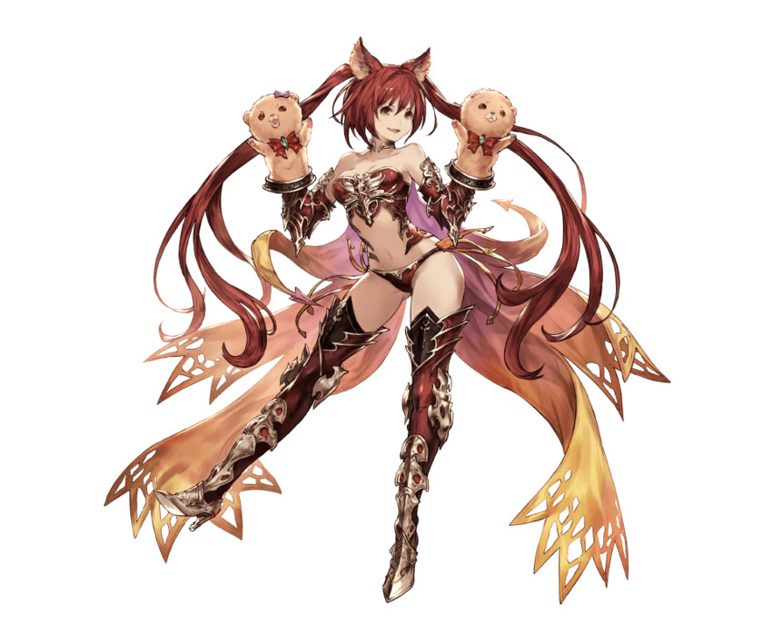 cerberus, mimi, and coco (granblue fantasy and 1 more) drawn by minaba_hideo