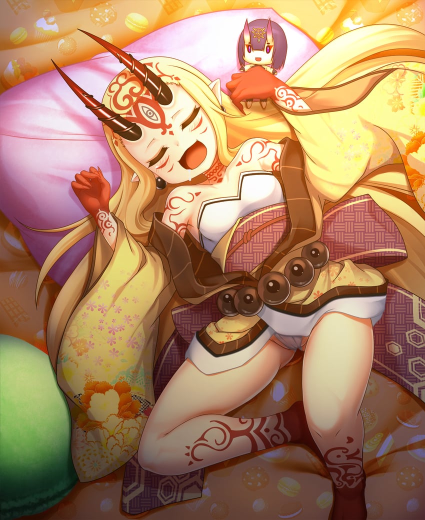 shuten douji and ibaraki douji (fate and 1 more) drawn by otomix