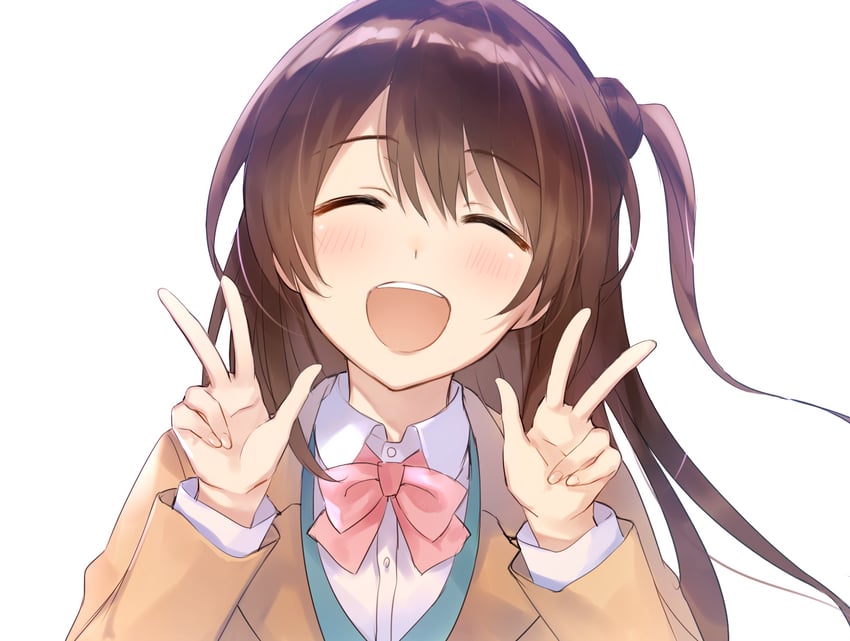 shimamura uzuki (idolmaster and 1 more) drawn by e_(eokiba)