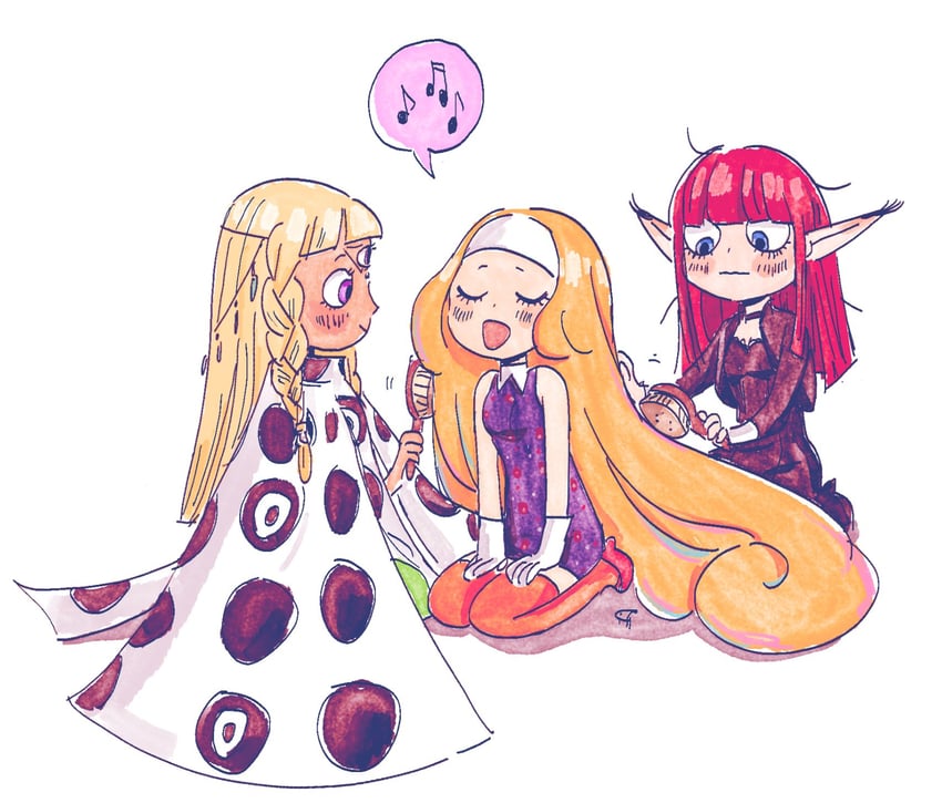 hulkenberg, eupha, and junah (metaphor: refantazio) drawn by emmy_(shaburdies)