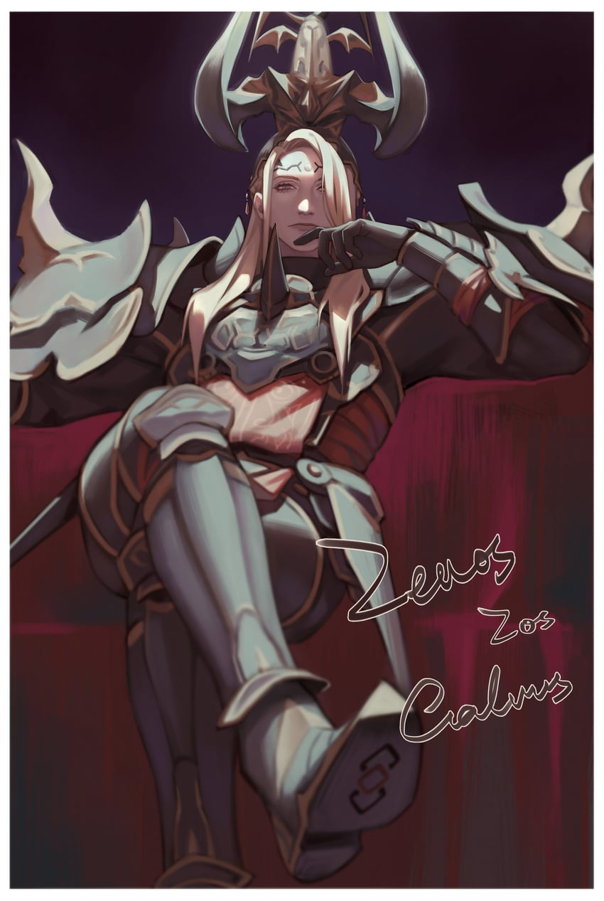 zenos yae galvus and varis zos galvus (final fantasy and 1 more) drawn by fixmeplz