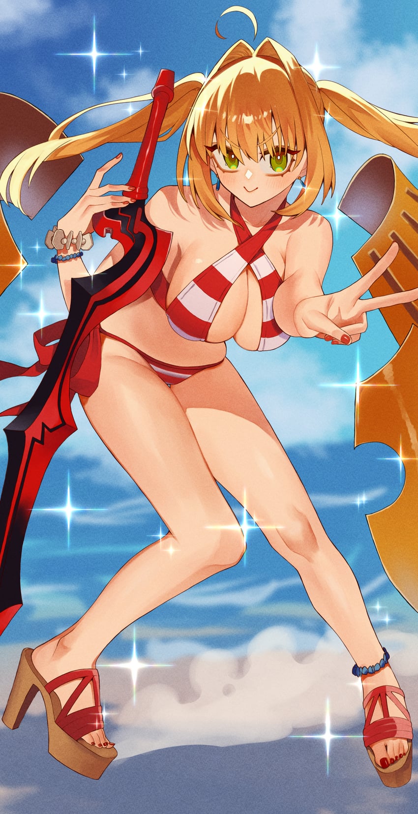 nero claudius (fate and 1 more) drawn by kujiraoka