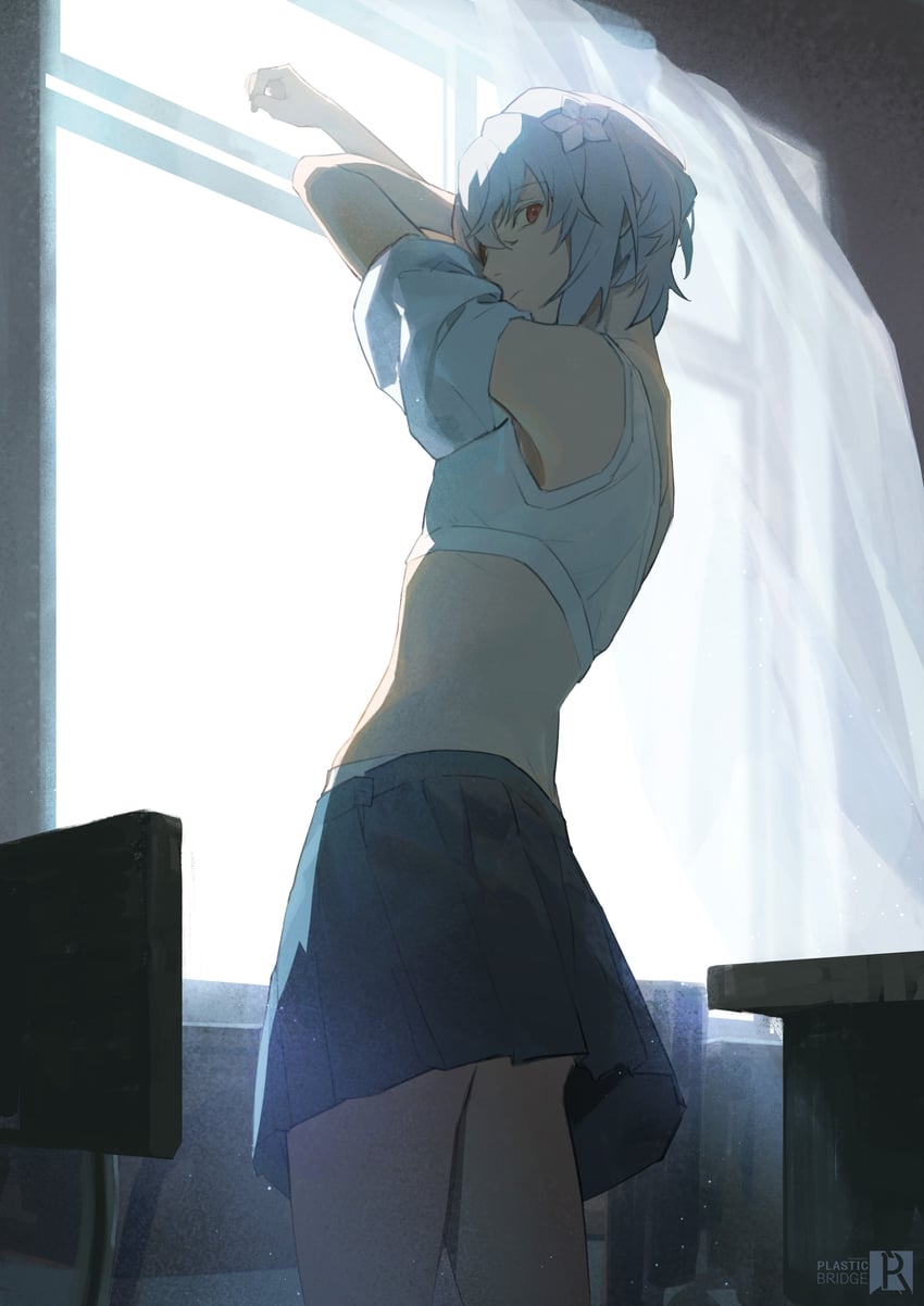 accelerator and suzushina yuriko (toaru majutsu no index) drawn by plastic-bridge