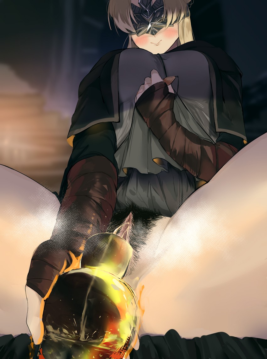 fire keeper (dark souls and 1 more) drawn by okpriko