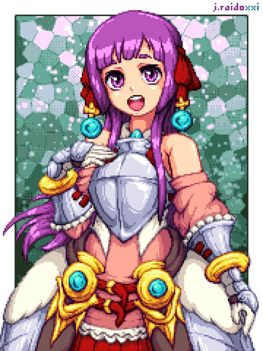 arianna caledonia (sekaiju no meikyuu and 1 more) drawn by j.raido