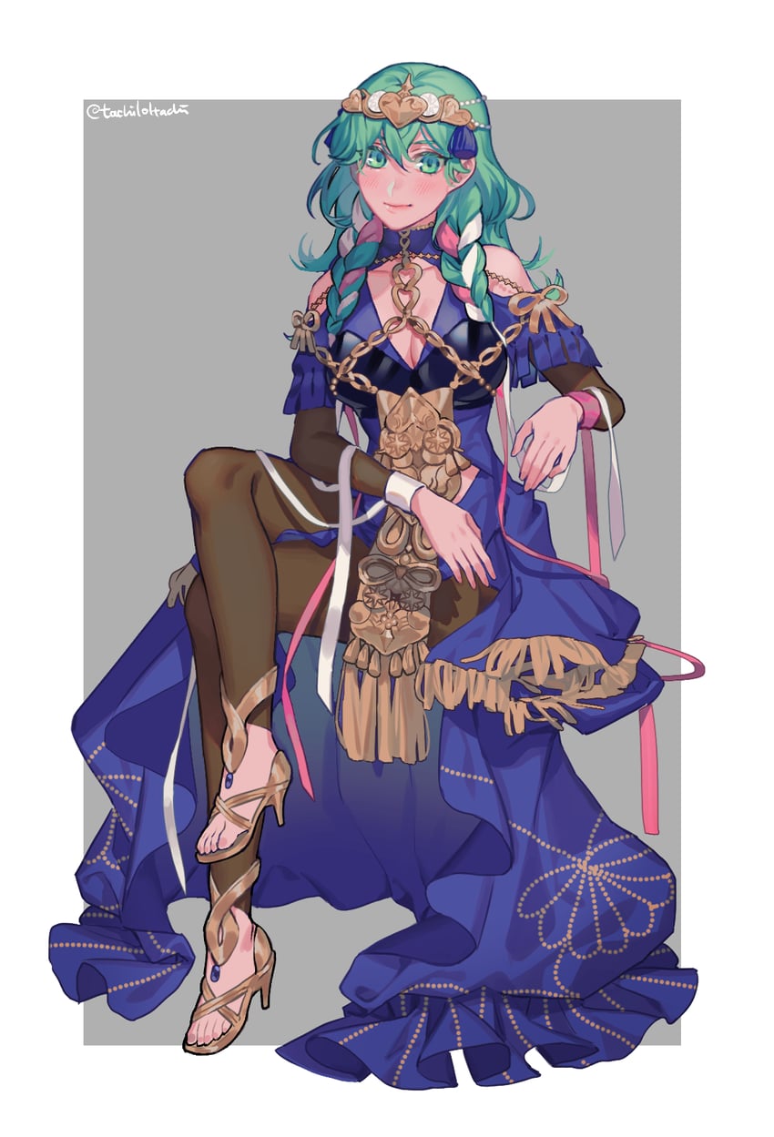 female byleth and sothis (fire emblem and 1 more) drawn by tachi_(tachibana)