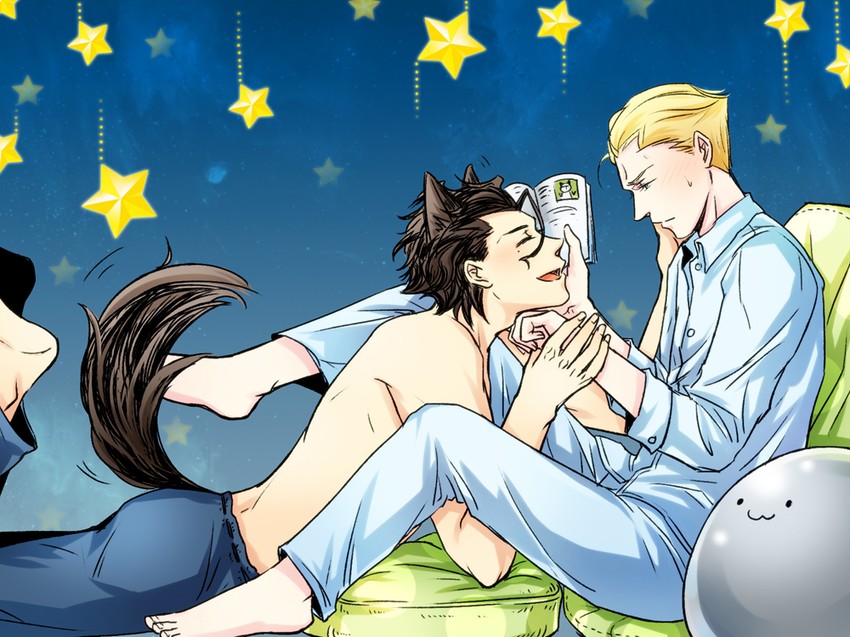 diarmuid ua duibhne and kayneth el-melloi archibald (fate and 1 more) drawn by li69