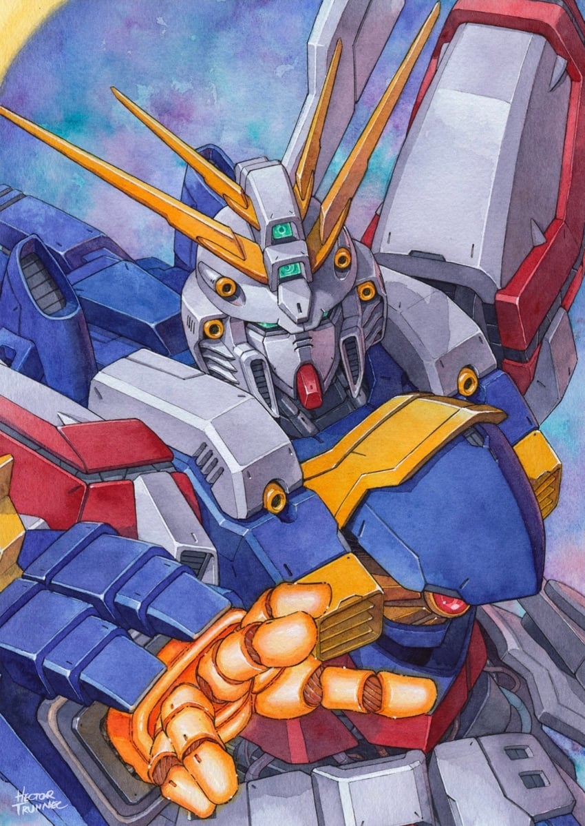 god gundam (gundam and 1 more) drawn by hector_trunnec