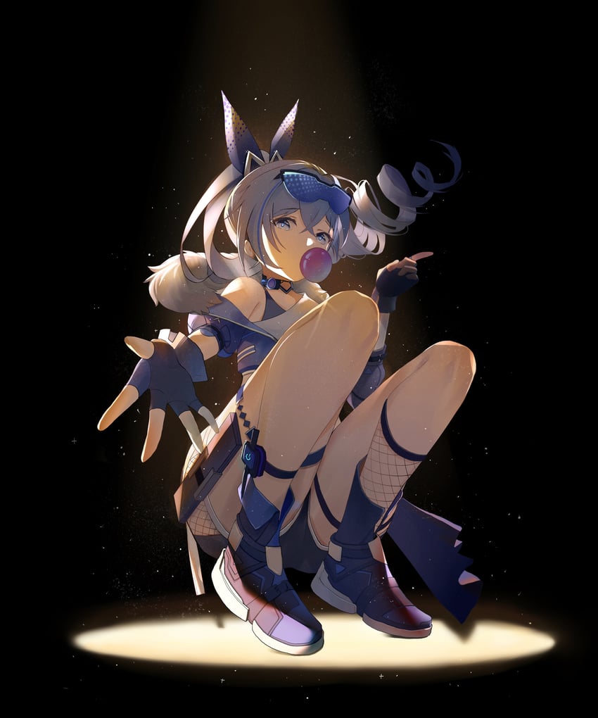 silver wolf (honkai and 1 more) drawn by blhazx