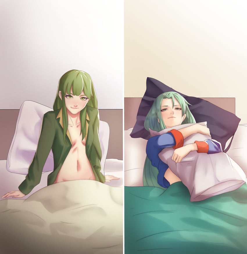 palla and nephenee (fire emblem and 3 more) drawn by pomelomelon