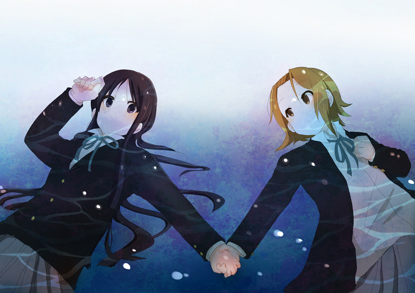 akiyama mio and tainaka ritsu (k-on!) drawn by komugiko