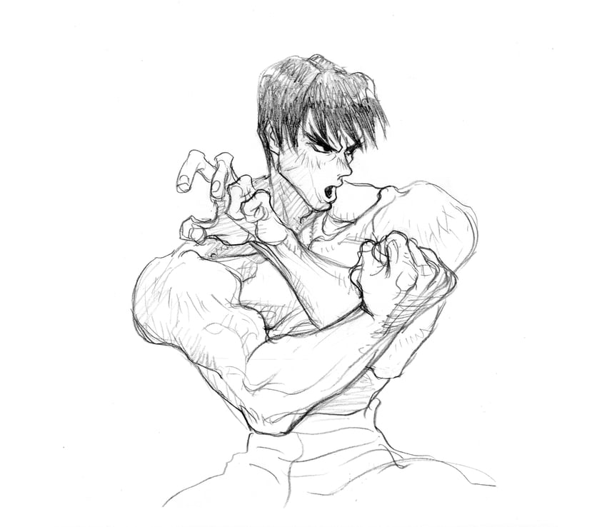fei long (street fighter and 1 more) drawn by nishimura_kinu