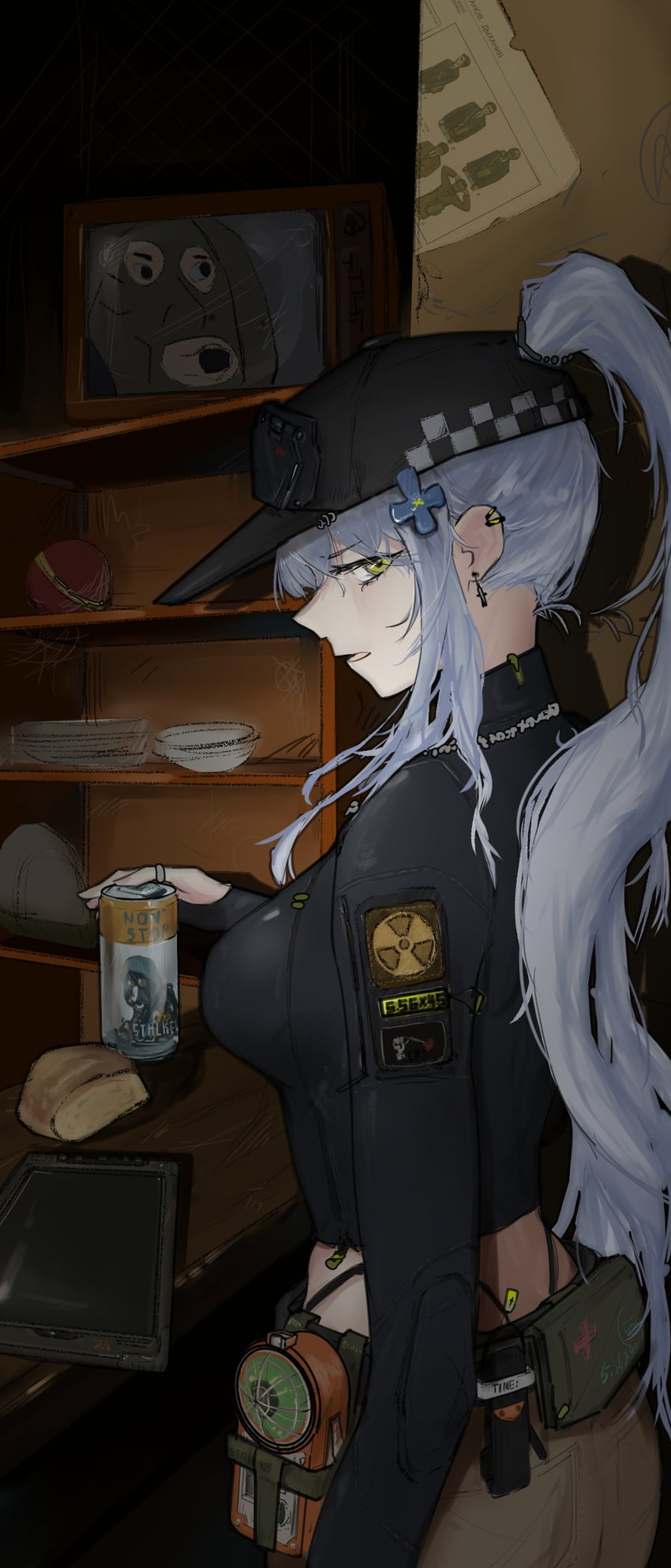 hk416 and klukai (girls' frontline and 2 more) drawn by michaeliadalto9