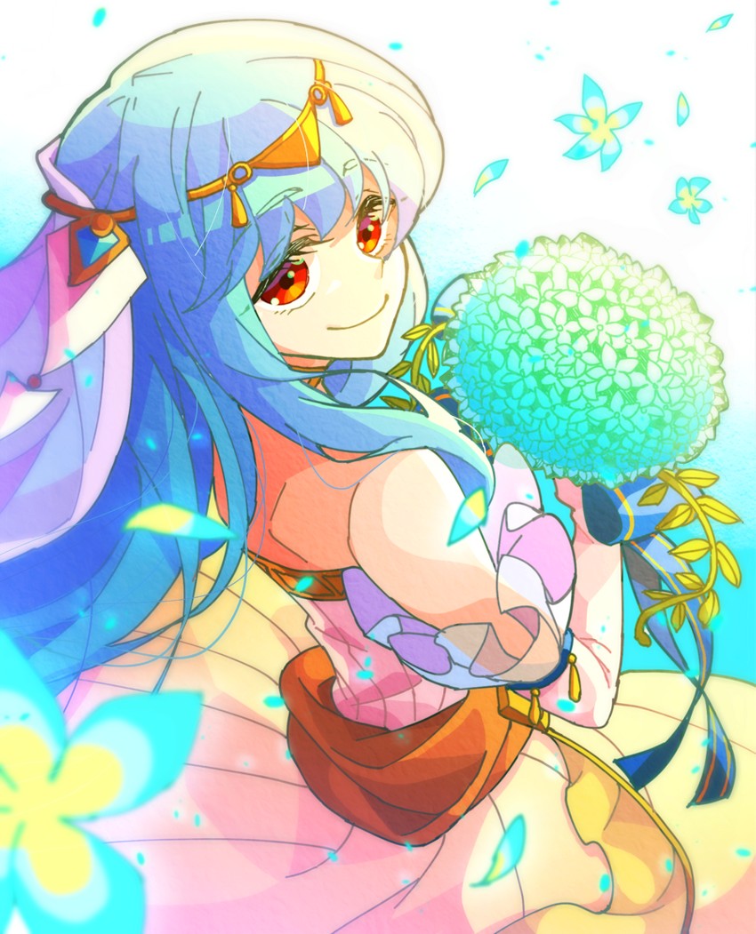 ninian (fire emblem and 2 more) drawn by hzk_(ice17moon)