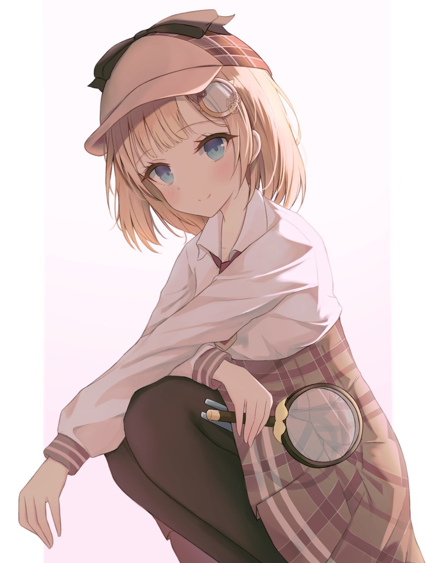 watson amelia (hololive and 1 more) drawn by okey