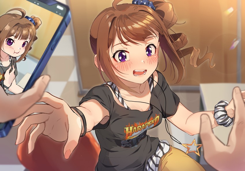 yokoyama nao (idolmaster and 2 more) drawn by kamille_(vcx68)