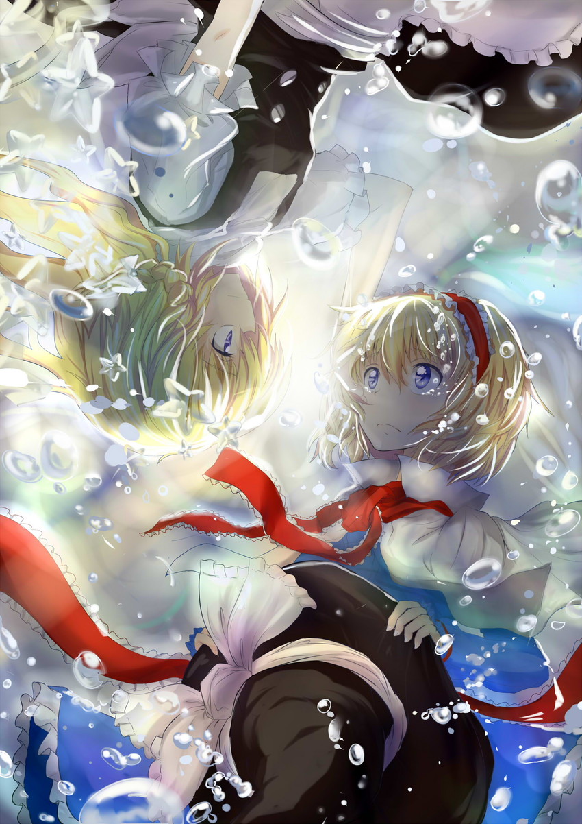 kirisame marisa and alice margatroid (touhou) drawn by caibao_return