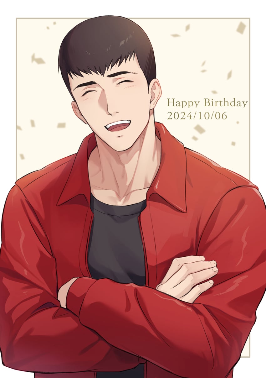 ryuji satake (yuuki bakuhatsu bang bravern) drawn by 70_tabmk