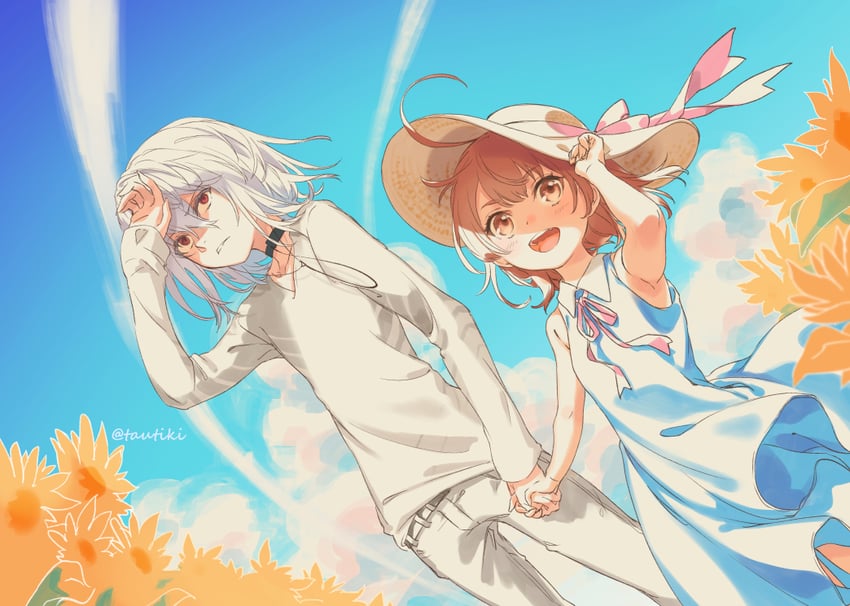 accelerator and last order (toaru majutsu no index) drawn by tautiki