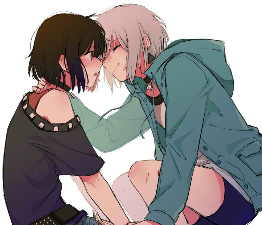 mitake ran and aoba moca (bang dream!) drawn by kalsept